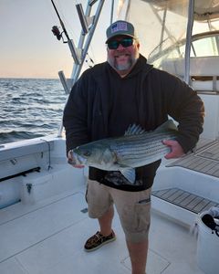 A lone angler fishing in NJ