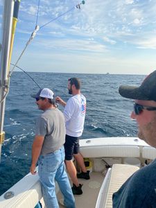 Three anglers fishing in NJ