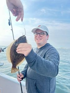 California Flounder caught while fishing in Neptune City NJ
