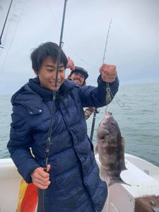 Two people fishing in NJ