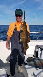Lone angler fishing in Neptune City