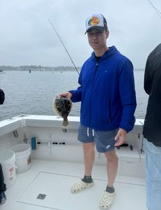 Southern Flounder caught by fisherman in Neptune City