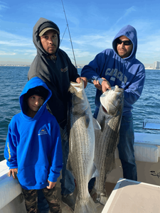 Two striped bass caught in Neptune City
