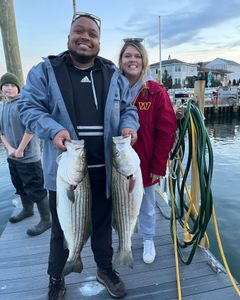 Two striped bass caught in NJ