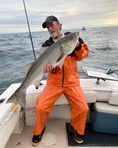 Striped bass fishing in Neptune City