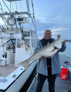 Striped bass caught in Neptune City