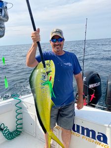 Fisherman catches single fish in NJ