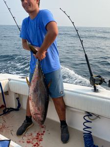 Yellowfin tuna, 19 inches, caught in Neptune City