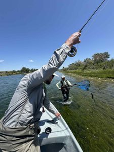 Lone angler fishing in Brethren