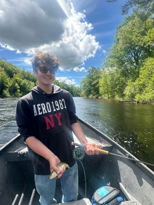 Angler enjoys fishing in MI