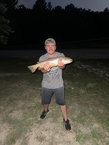 Full day Trout fishing Manistee River Michigan.
