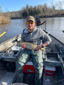 A single rainbow trout caught in Brethren