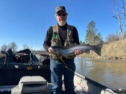 Caught a rainbow trout in MI
