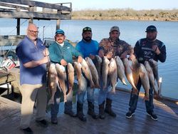 Full Redfish Stringer fishing Charter in Texas