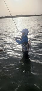 My Son Capt Carl fishing hard just like Daddy. 