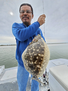 Southern Flounder fish caught at Rio Hondo