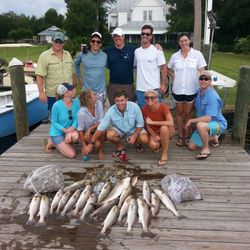 8 redfish in Homosassa, Florida
