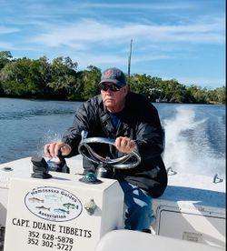 Two people fishing in Homosassa
