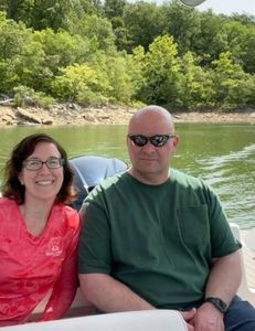 Two people enjoying water sports and fishing cruises in Harned