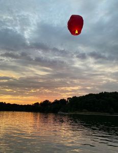 Scenic Kentucky landscape with water activities