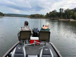 Scenic view of KY with person enjoying water sports activities