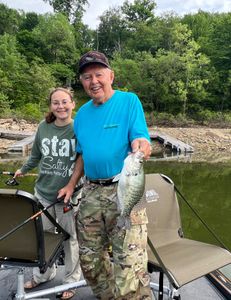 White crappie fish caught in Harned