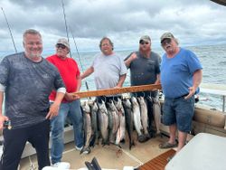 Catch Coho & Chinook on Lake Ontario charters.