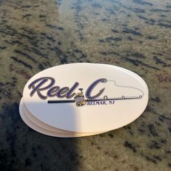 Polished custom Reel C sticker.