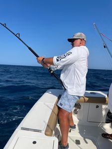 Hooked a trophy fish in Belmar with Captain Chris!