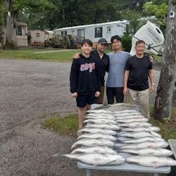 Four anglers fishing in South Carolina