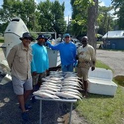 Four anglers fishing in South Carolina
