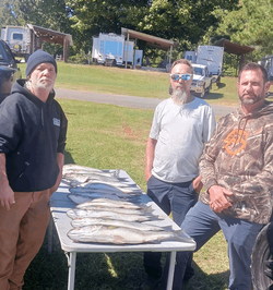 Chinook salmon caught in Lexington