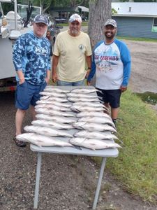 Three people fishing in SC