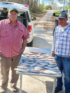 Two people fishing in SC