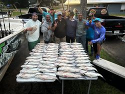 Group of 8 people fishing in Lexington