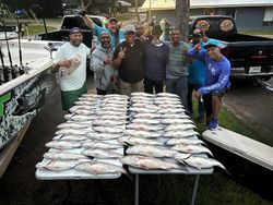 Group of 8 people enjoying fishing in Lexington