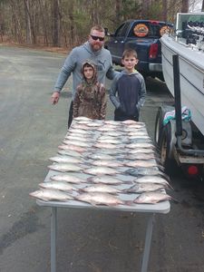Four people fishing in Lexington