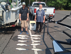 Blasted the striped bass with this trolling light tackle setup at Lake Murray!