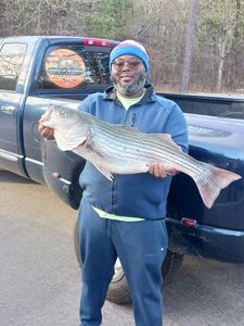 Striped bass caught while fishing in SC