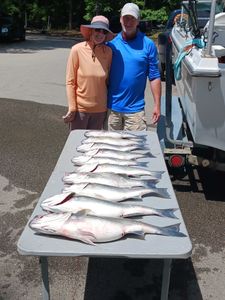 Striped bass fishing in South Carolina