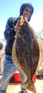 California flounder caught fishing in Richmond CA