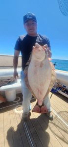 California Flounder catch on fishing boat in Richmond CA