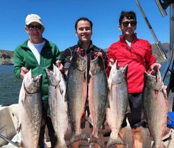 Six rainbow trout caught in Richmond