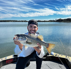 Single angler fishing in Lake Wales