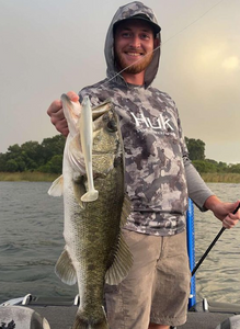 A person fishing at Lake Wales