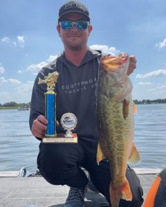 Largemouth bass caught while fishing in FL