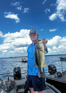 Largemouth bass caught fishing at Lake Wales
