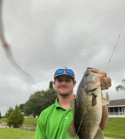 Largemouth bass caught while fishing at Lake Wales