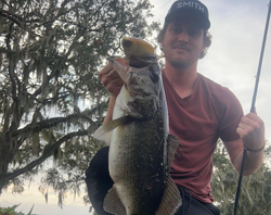 Largemouth bass caught while fishing at Lake Wales