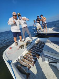 Three anglers fishing in Rio Hondo